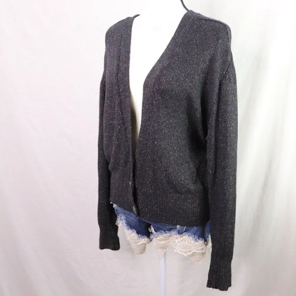 Vintage |‎ 1990's Silk Angora Cardigan Sweater XL